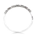 Diamond Halo Bangle Bracelet (3-1/4 ct. t.w.) in 14k White Gold