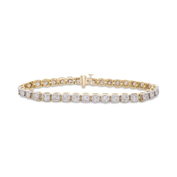 Diamond Miracle Tennis Bracelet (3 ct. t.w.) in 14k Gold