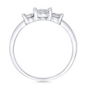 Diamond 3-Stone Promise Ring in 10k White Gold (1/4 ct. t.w.)