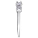 Diamond 3-Stone Promise Ring in 10k White Gold (1/4 ct. t.w.)