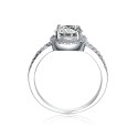 Sterling Silver Cubic Zirconia Traditional Ring