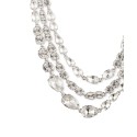 Silver-Tone Crystal Drama Collar Necklace, 16