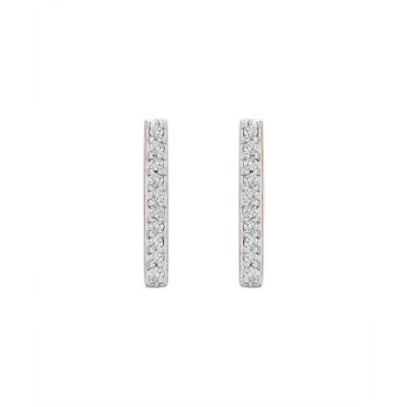 Diamond Bar Stud Earrings (1/10 ct. t.w.) in 14k Yellow Gold Diamond Bar Stud Earrings (1/10 ct. t.w.) in 14k Yellow Gold