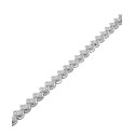 Diamond Twist Link Tennis Bracelet (1 ct. t.w.) in 10k White or 10k Yellow Gold