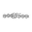 Diamond Twist Link Tennis Bracelet (1 ct. t.w.) in 10k White or 10k Yellow Gold