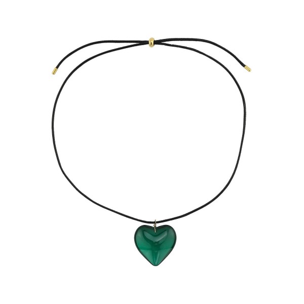 Glass Heart Necklace