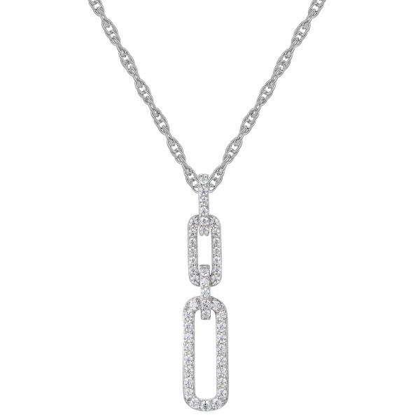 Cubic Zirconia Double Link 18