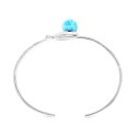 Knot Cuff Bangle Bracelet (2 ct. t.w.) in Sterling Silver