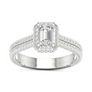 Diamond Emerald-Cut Double Row Engagement Ring (1-3/4 ct. t.w.) in Platinum