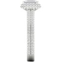 Diamond Emerald-Cut Double Row Engagement Ring (1-3/4 ct. t.w.) in Platinum