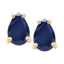 Sapphire Pear-Cut Stud Earrings (1 ct. t.w.) in 14k Gold