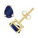 Sapphire Pear-Cut Stud Earrings (1 ct. t.w.) in 14k Gold