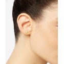 18k Gold over Sterling Silver Earrings Set, Stud Earrings