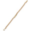 Women's Gold-Tone Crystal Logo Bracelet