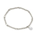 Imitation Pearl Stretch Bracelet