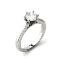 Moissanite Solitaire Engagement Ring 1/2 ct. Diamond Equivalent in 14k White Gold