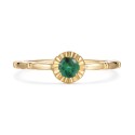 2-Pc. Set Emerald Bridal Set (1/3 ct. t.w.) in 14k Gold-Plated Sterling Silver