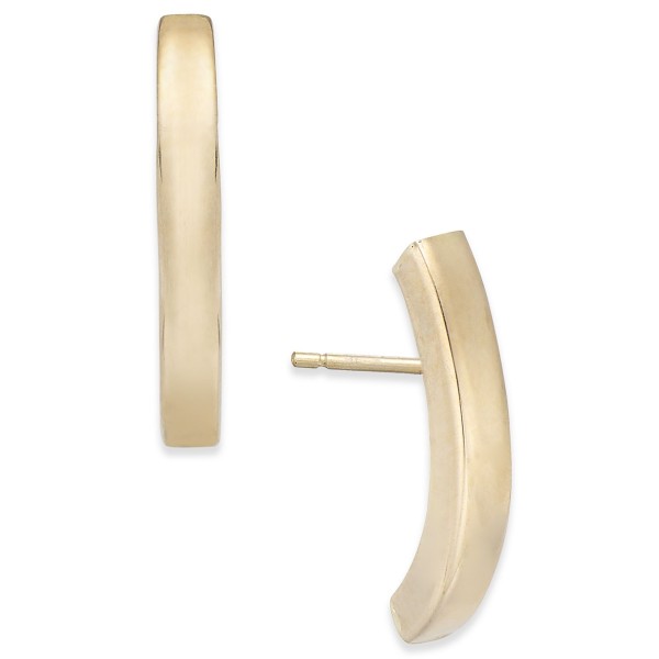 Stick Linear Crawler Earrings in 10k Gold