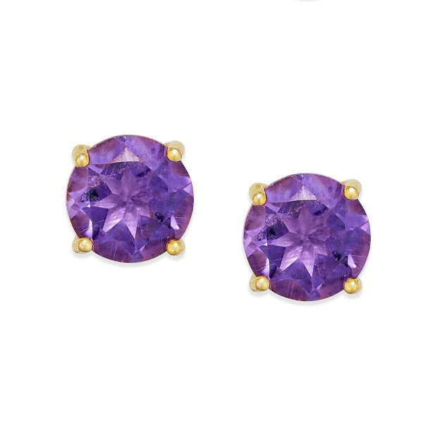 Multi-Stone Stud Earring Set in 18k Gold over Sterling Silver (5-9/10 ct. t.w.)