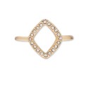 Two-Tone 5-Pc. Set Pavé Stack Rings